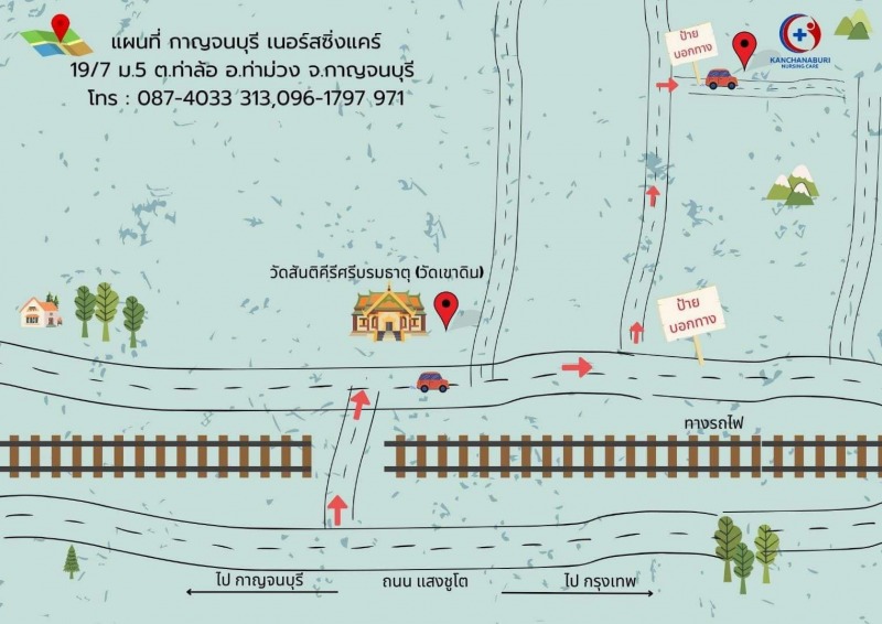 Photo map - ศูนย์รับดูแลผู้สูงอายุ กาญจนบุรี เนอร์สซิ่งแคร์ Photo map - ศูนย์รับดูแลผู้สูงอายุ กาญจนบุรี เนอร์สซิ่งแคร์